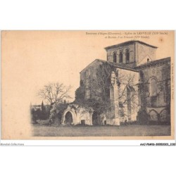 AAJP6-16-0527 - Environs d'Aigre - Eglise de LANVILLE et Ruines d'un Prieuré