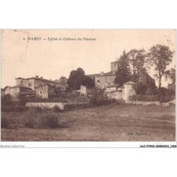 AAJP7-16-0615 - MANOT - Eglise et Château de Fénelon