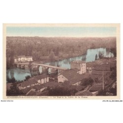 ATUP5-0288-16 - SAINT-GERMAIN-DE-CONFOLENS - Le pont et la vallée de la vienne