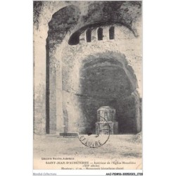 AAJP10-16-0827 - SAINT-JEAN-D'AUBETERRE - Intérieur de l'Eglise Monolithe