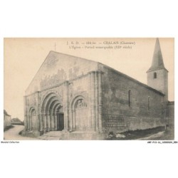 ARFP13-0913-16 - CHALAIS - L'eglise - Portail remarquable