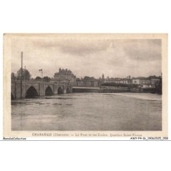 AWYP4-0264-16 - CHABANAIS - Le pont et les ecoles - Quartier saint-pierre