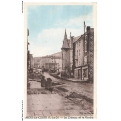 AZVP12-1190-15 - ARDES-SUR-COUZE - Le chateau et le marche